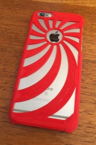 A 3D printed iphone case